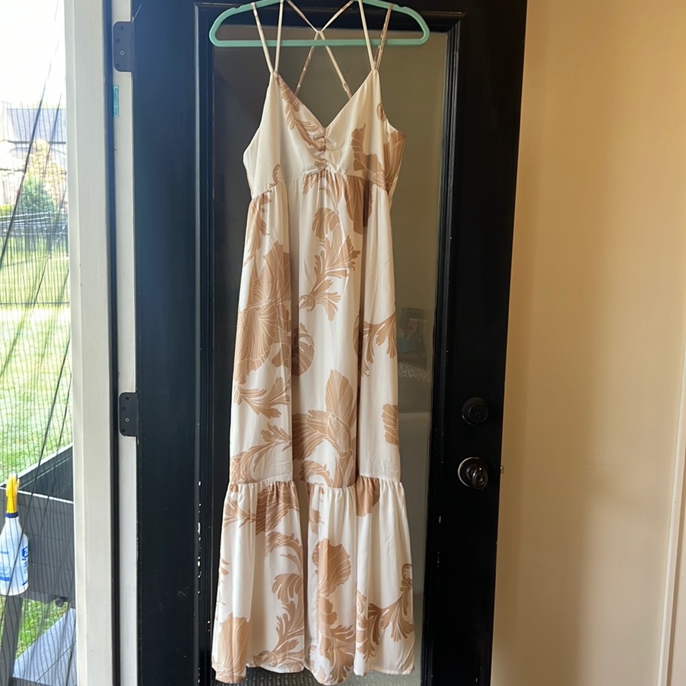 Express strappy maxi sundress
